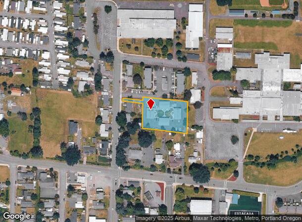 704 N Broadway St, Estacada, OR Parcel Map