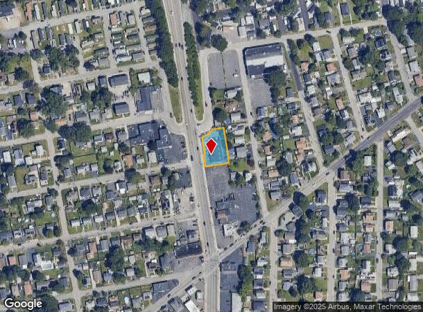  1571 Newport Ave, Pawtucket, RI Parcel Map