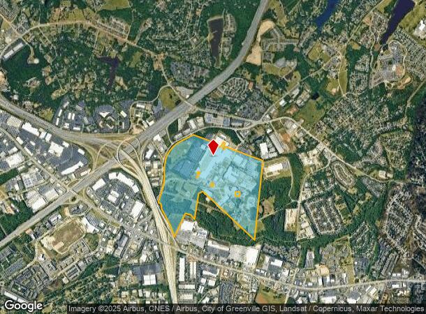  298 Garlington Rd, Greenville, SC Parcel Map