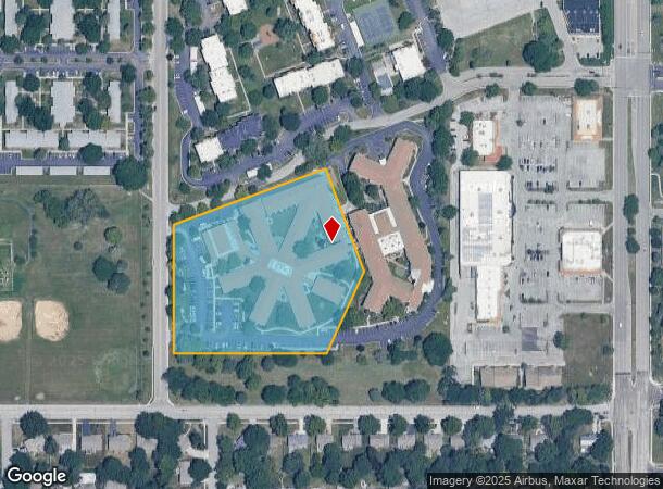 9701 Monrovia St, Lenexa, KS Parcel Map