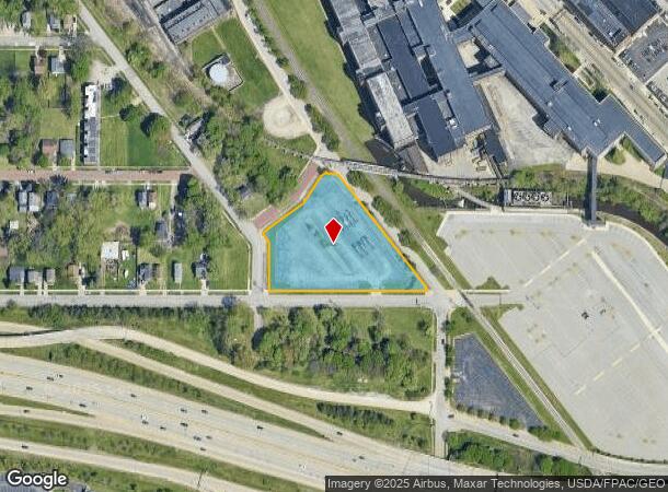  1255 2Nd Ave, Akron, OH Parcel Map