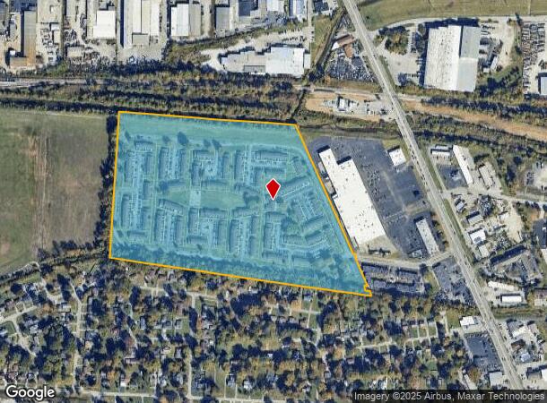  7031 Culver Ln, Louisville, KY Parcel Map