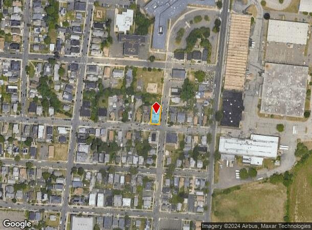  727 Hallett St, Bridgeport, CT Parcel Map