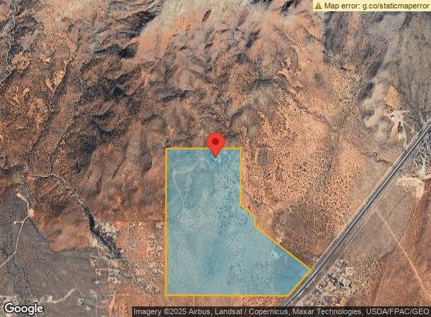  1600 S Mills Ln, Toquerville, UT Parcel Map