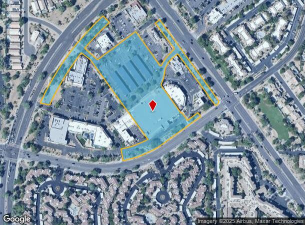  14692 N Frank Lloyd Wright Blvd, Scottsdale, AZ Parcel Map