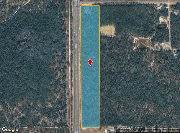 10202 Centralia Rd, Weeki Wachee, FL Parcel Map