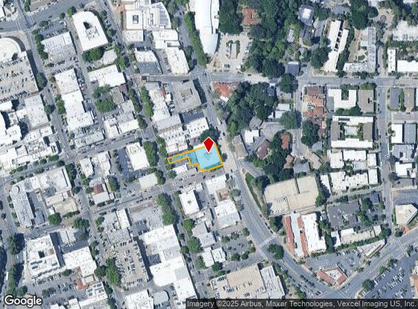  1401 N Broadway, Walnut Creek, CA Parcel Map