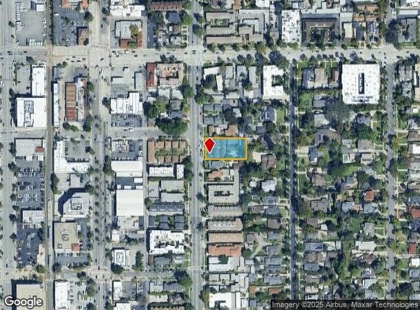  642 S Marengo Ave, Pasadena, CA Parcel Map