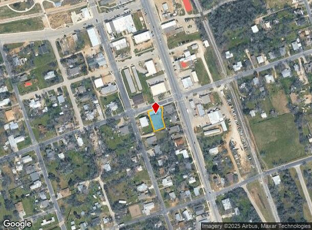  105 W Brenham St, Elgin, TX Parcel Map