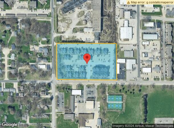  2302 W John St, Champaign, IL Parcel Map