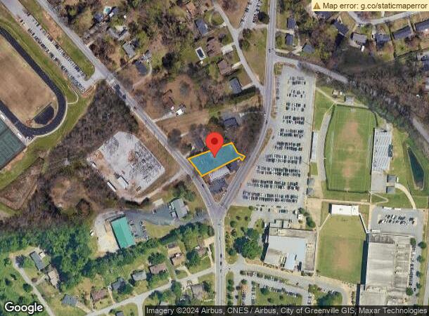  208 Pine Knoll Dr, Greenville, SC Parcel Map