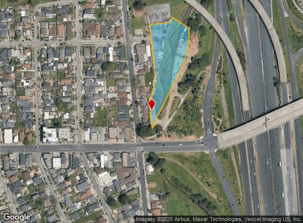 800 Walnut St, San Carlos, CA Parcel Map