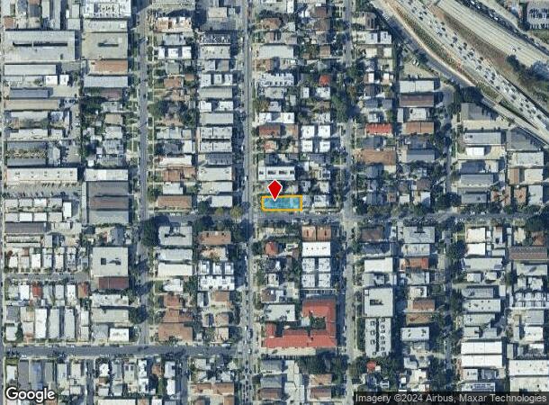  600 N Normandie Ave, Los Angeles, CA Parcel Map