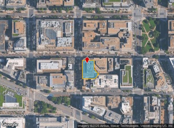 1776 I St Nw, Washington, DC Parcel Map