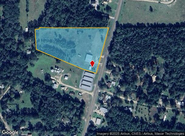 11134 Us Highway 69 S, Warren, TX Parcel Map