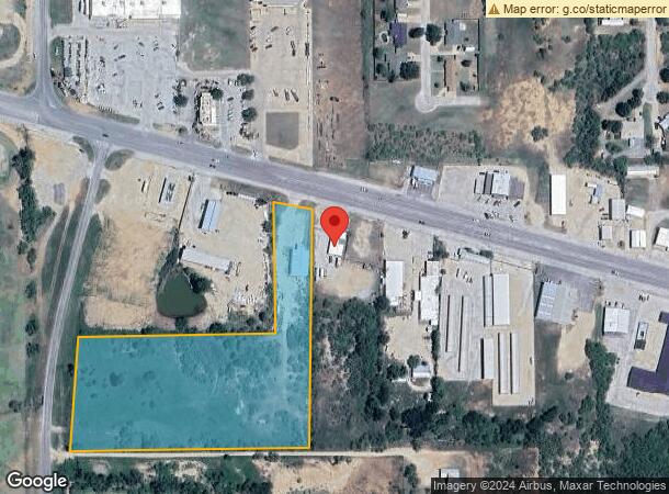  3429 W Walker St, Breckenridge, TX Parcel Map