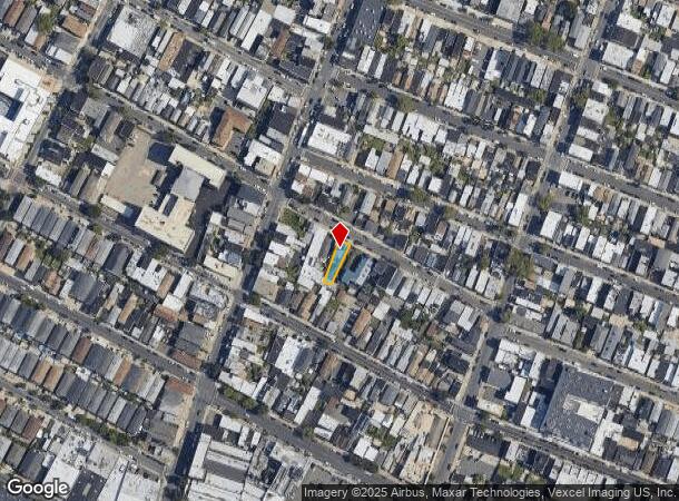 219 E Kinney St, Newark, NJ Parcel Map