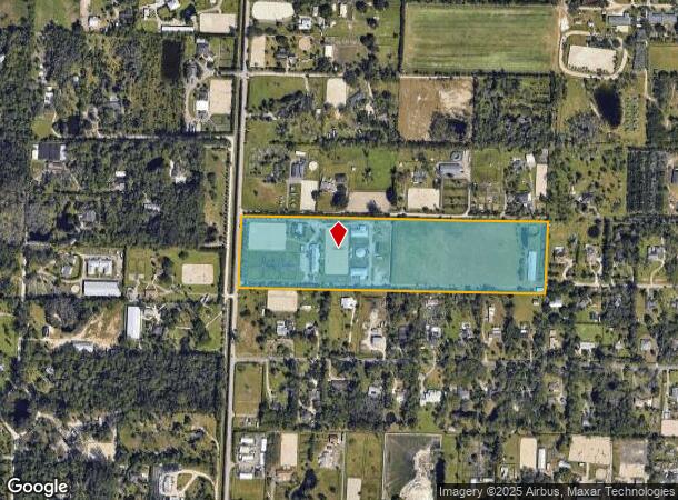 1110 F Rd, Loxahatchee, FL Parcel Map