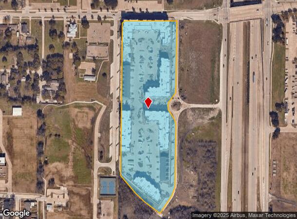  7600 Main St, Rowlett, TX Parcel Map