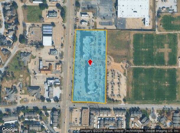 5001 S Cooper St, Arlington, TX Parcel Map