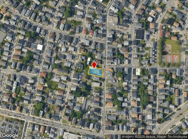 621 2Nd St, Fall River, MA Parcel Map