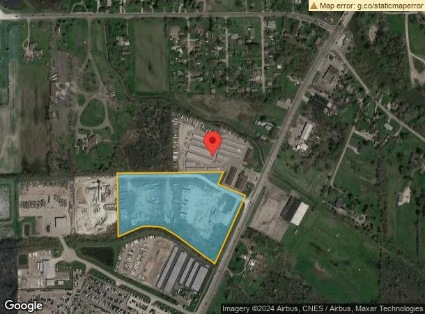  14667 Telegraph Rd, Flat Rock, MI Parcel Map