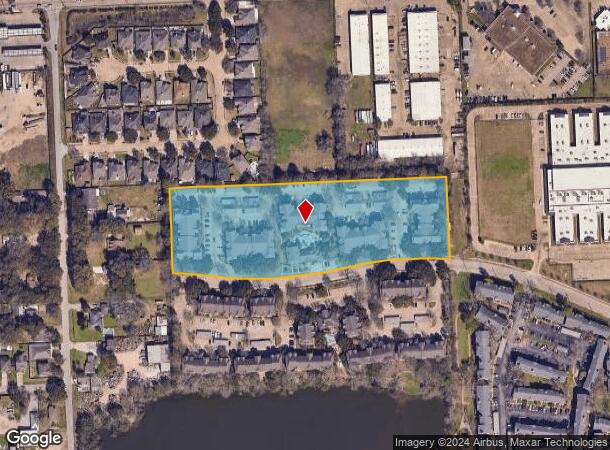  9757 Windwater Dr, Houston, TX Parcel Map