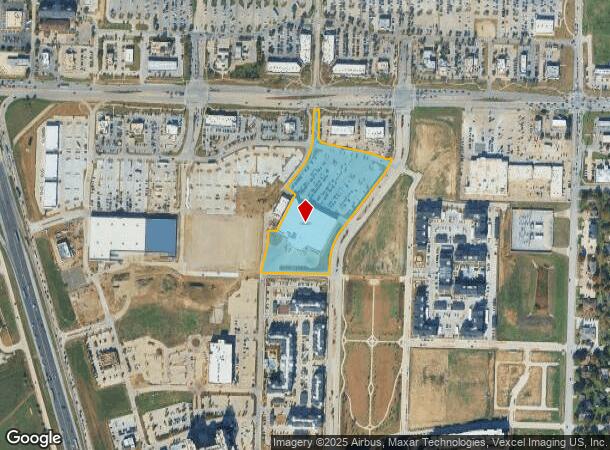 2645 W University Dr, Denton, TX Parcel Map