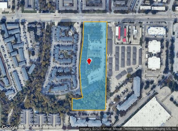  8550 Spring Valley Rd, Dallas, TX Parcel Map