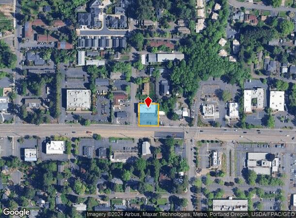  9575 Sw Beaverton Hillsdale Hwy, Beaverton, OR Parcel Map