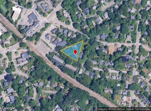 55 Wyman St, Waban, MA Parcel Map