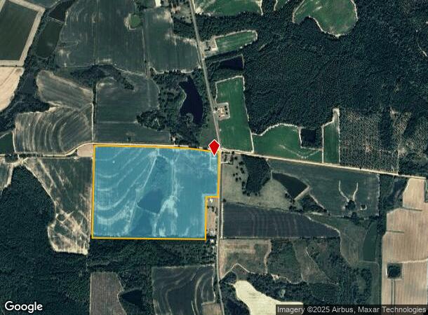 2218 Cravey Rd, Ashburn, GA Parcel Map