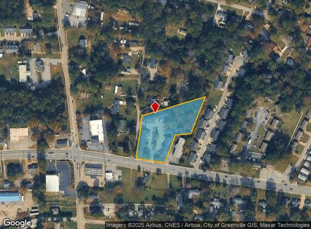 1140 N Franklin Rd, Greenville, SC Parcel Map