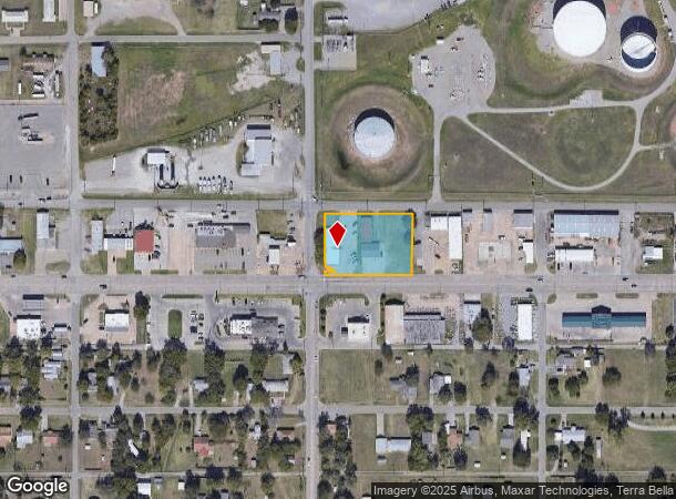  1410 E Main St, Cushing, OK Parcel Map