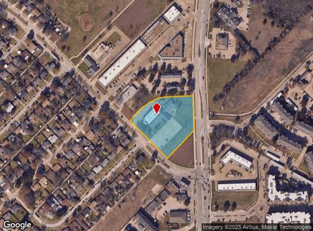  2124 Motley Dr, Mesquite, TX Parcel Map