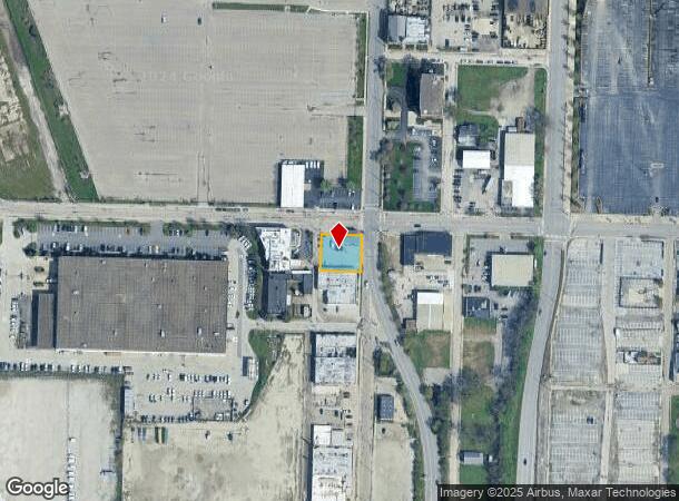  802 S West St, Indianapolis, IN Parcel Map