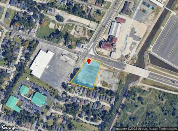 1127 W Gwinnett St, Savannah, GA Parcel Map