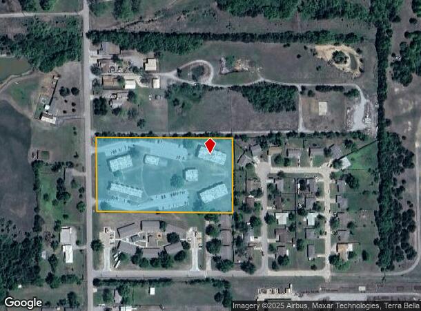  1428 S Little Ave, Cushing, OK Parcel Map