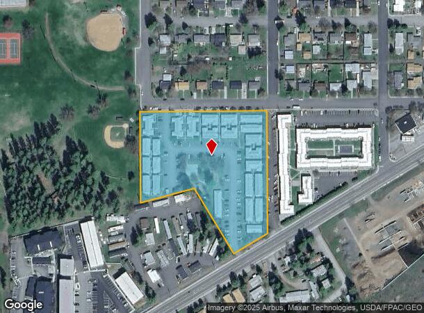  800 W 1St St, Cheney, WA Parcel Map