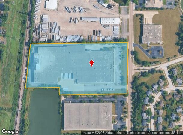 1105 S Frontenac St, Aurora, IL Parcel Map