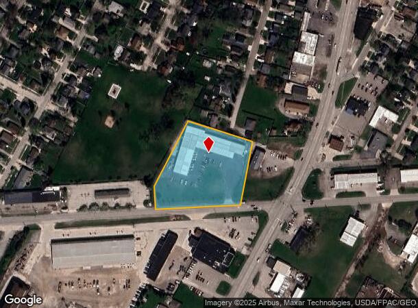 1402 W 7Th St, Monroe, MI Parcel Map