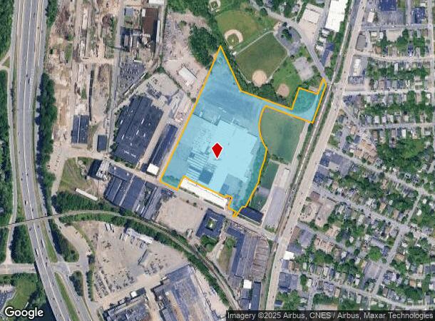  14 New Bond St, Worcester, MA Parcel Map