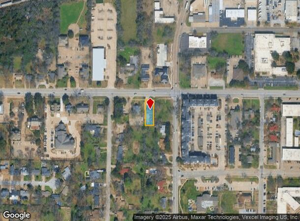  1204 W Abram St, Arlington, TX Parcel Map