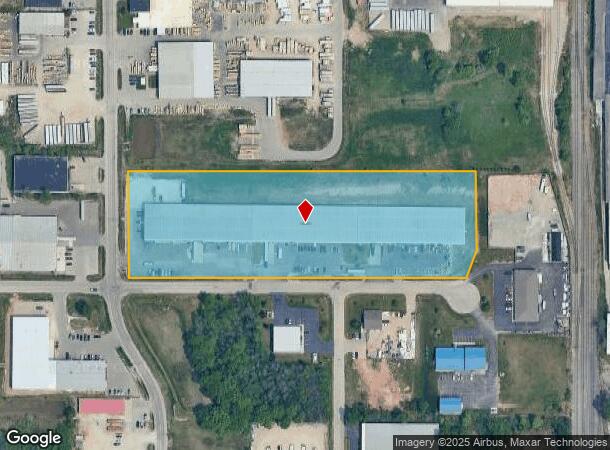  498 N Perkins St, Appleton, WI Parcel Map