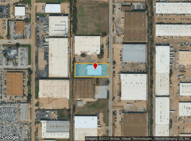  637 107Th St, Arlington, TX Parcel Map