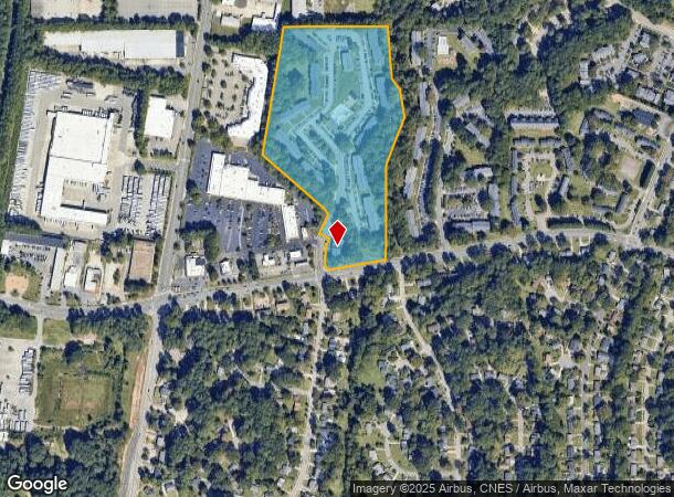 3800 Brentwood Rd, Raleigh, NC Parcel Map