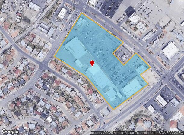  6031 N Mesa St, El Paso, TX Parcel Map