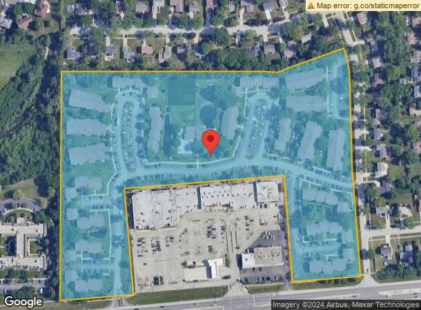  1147 Briarbrook Dr, Wheaton, IL Parcel Map