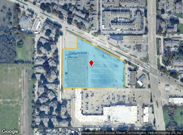  9750 Walnut St, Dallas, TX Parcel Map