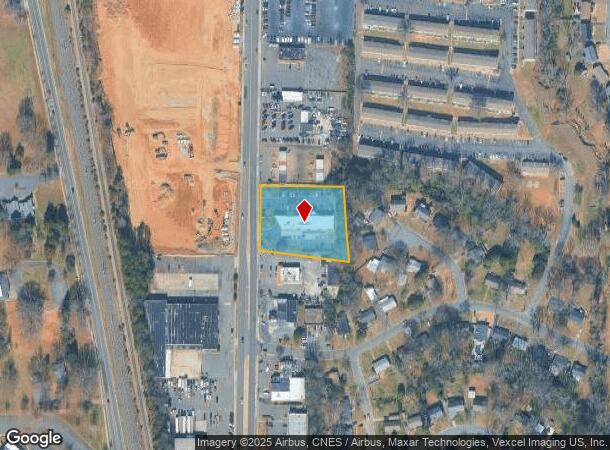 6607 South Blvd, Charlotte, NC Parcel Map